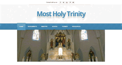 Desktop Screenshot of mhtparish.com