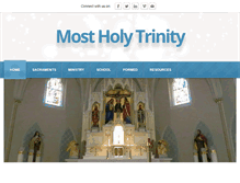 Tablet Screenshot of mhtparish.com